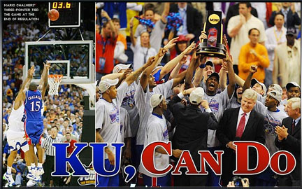 Kansas Jayhawks win the 2008 NCAA Tournament